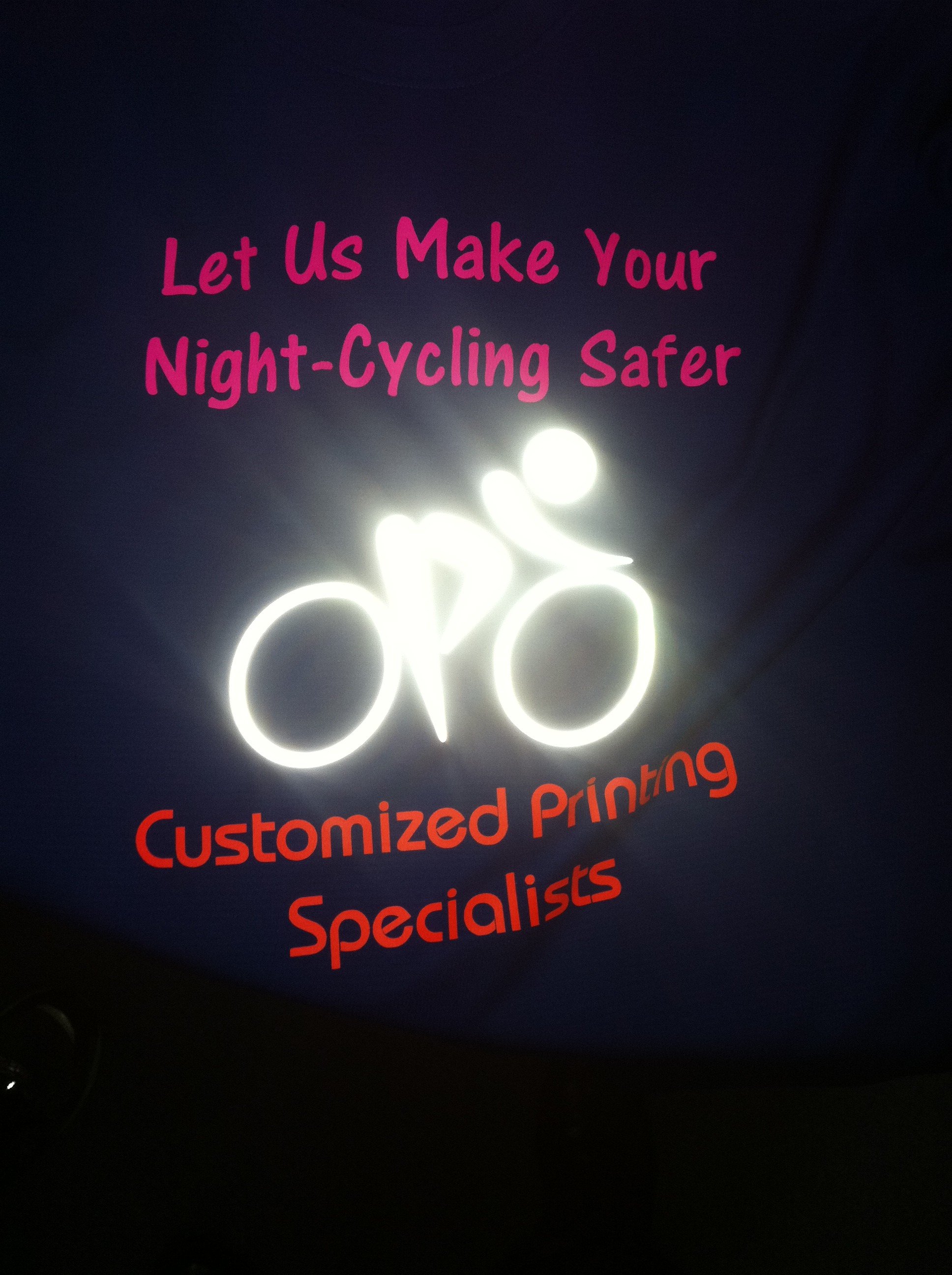 Reflective prints for safety wear